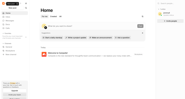 Nicelydone Org posts screen