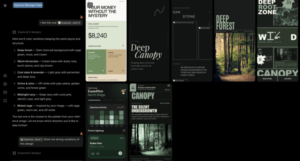 Variant – Endless designs for your ideas, just scroll screen