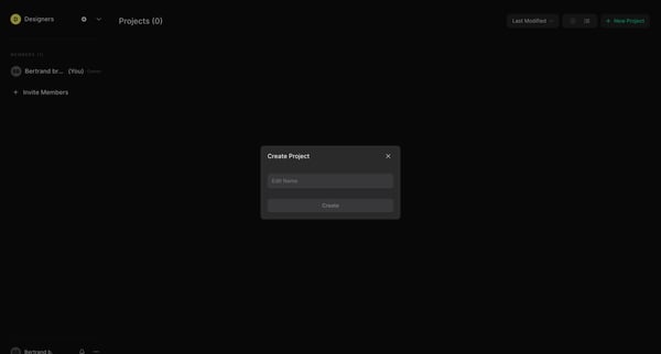 Designers | Play screen