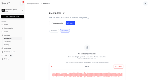 Fyxer AI screen