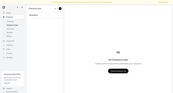 Checkout Links | Nicelydone | Polar screen