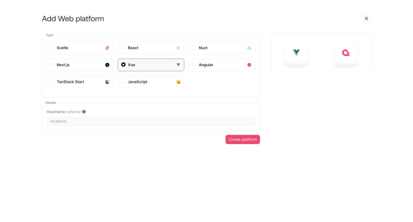 Console - Appwrite screen