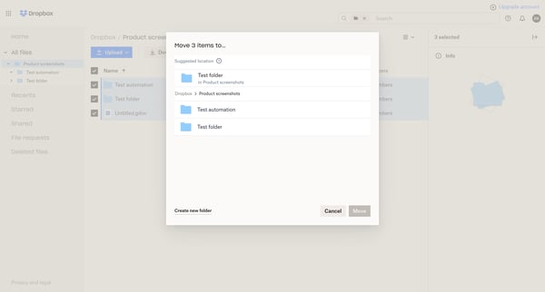 Product screenshots - Dropbox from Dropbox