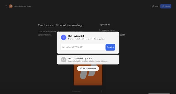 Feedback on Nicelydone new logo screen