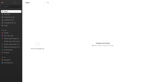 Inbox - Height screen