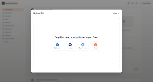 Kajabi - adminsites2148600208get_started screen
