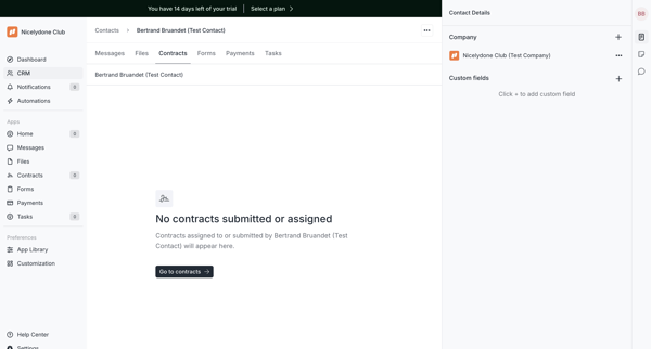 Assembly Dashboard – Nicelydone Club screen