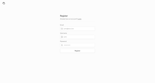 Basic Bookmarks – A home for your internet discoveries. screen