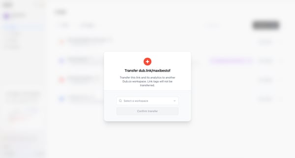 Dub.co - Link Management for Modern Marketing Teams screen