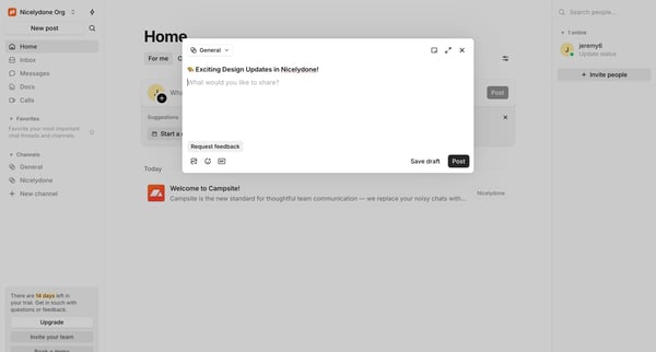 Nicelydone Org posts screen