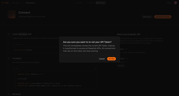Connect • bertrandonboarding — BaseHub screen
