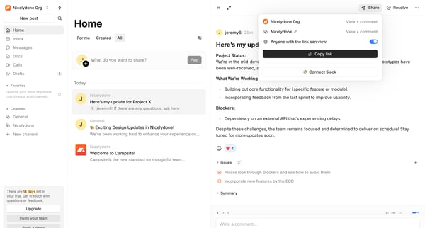 Nicelydone Org posts screen