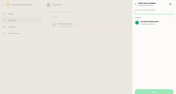 3 New Expensify screen