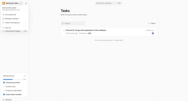 Tasks — Tembo from Tembo