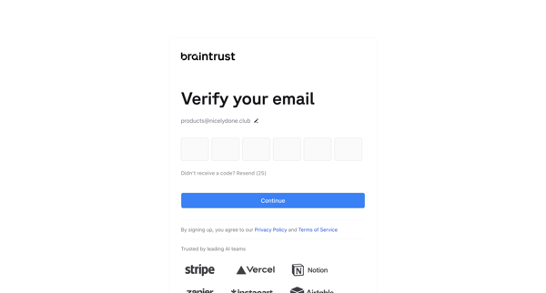Braintrust - Ship LLM products that work screen