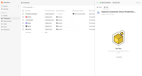 All Companies - Companies screen