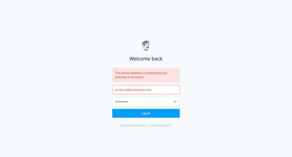 Login to Fernand from Fernand