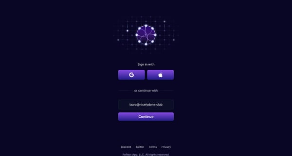 Reflect screen
