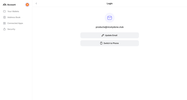 Aave Account screen