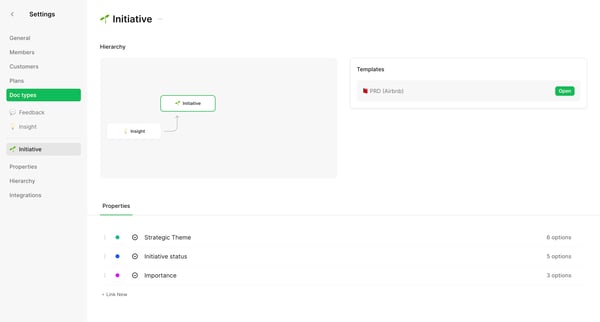 Initiative • Settings • nicelydone • Cycle screen