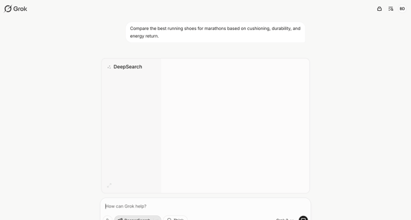 Grok screen