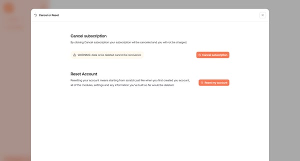 Settings · Qatalog screen