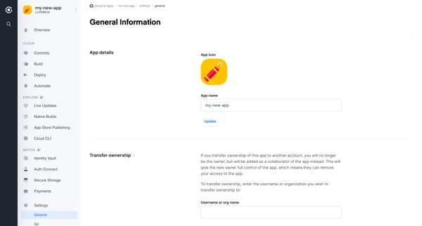 Ionic Dashboard from Ionic