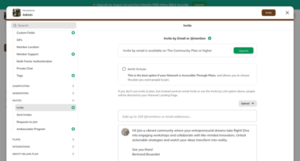 Settings | Nicelydone screen