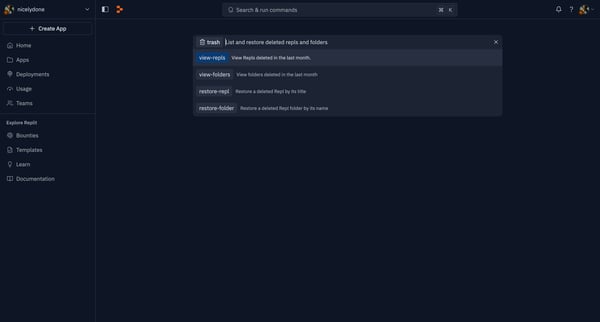 CLI - Replit from Replit