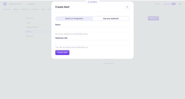 Evervault screen