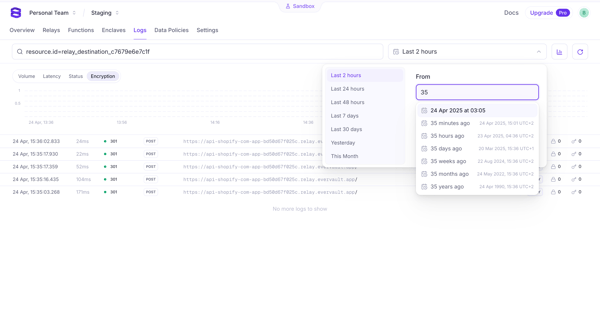 Evervault screen