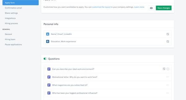 Visual Designer · Homerun screen