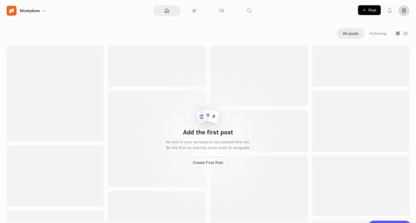 Current — Feed screen