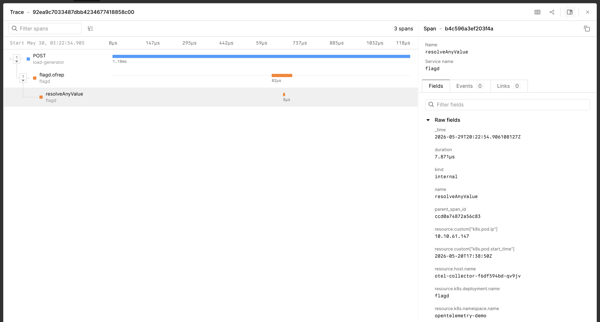 otel-demo-traces - Stream - Axiom screen