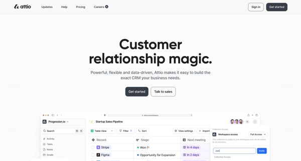 Attio Customer relationship magic from Attio