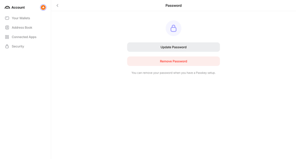 Aave Account screen