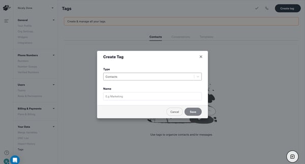 Tags from Distrobird