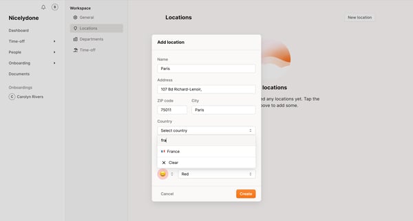 Locations | Settings Aboard from Aboard