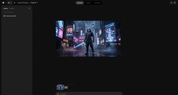 Test 01 / Guest Project - Morphic Studio screen
