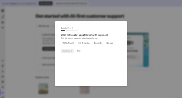 Intercom screen