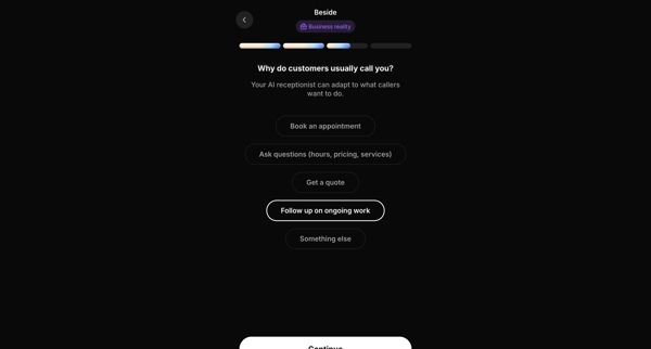 Beside | Join - Beside screen