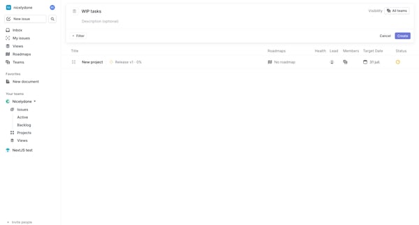 New view screen