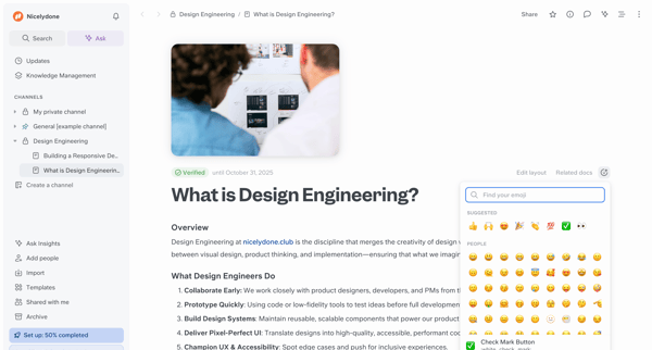What is Design Engineering? screen