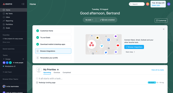 Home - Asana from Asana