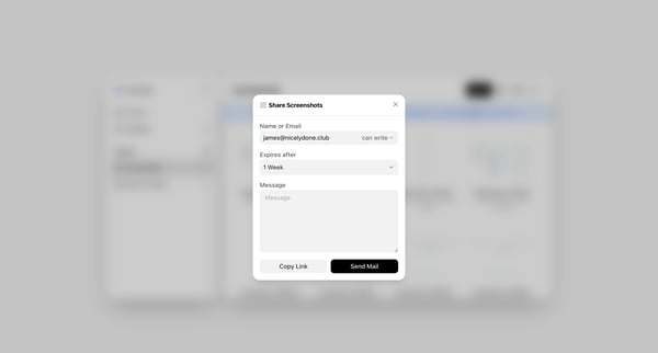 Screenshots screen