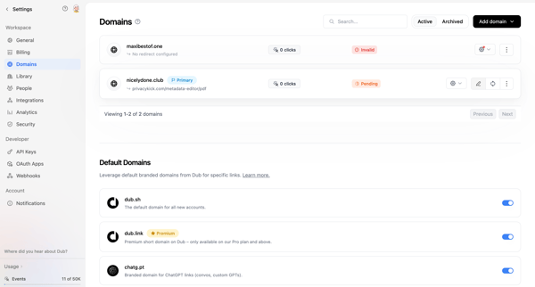 Dub.co - Link Management for Modern Marketing Teams from Dub