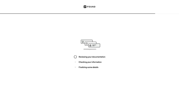 Found screen