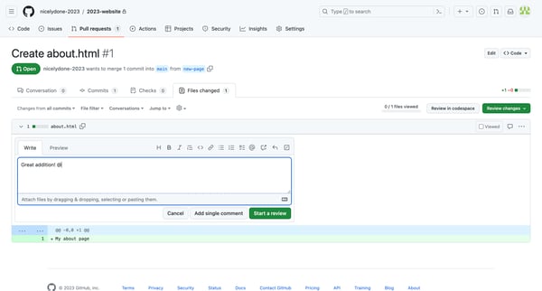 Create about.html by nicelydone-2023 · Pull Request 1 · nicelydon screen
