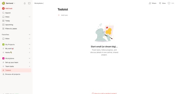 Todoist – Todoist screen