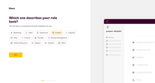 Rows The spreadsheet where data comes to life screen